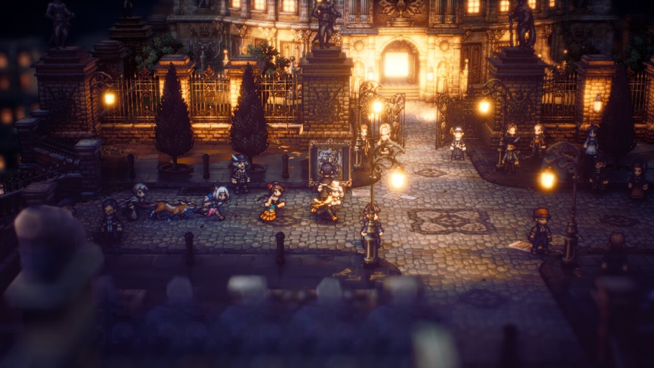 Игровой процесс в новом трейлере JRPG Octopath Traveler II на RPGNuke
