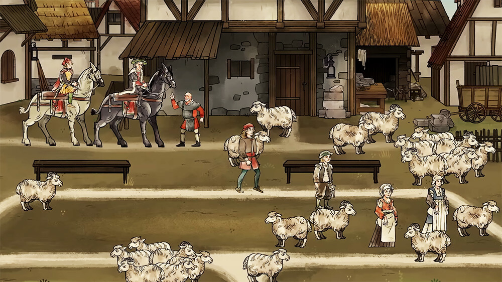 Множество геймплейных кадров и новые детали Pentiment в свежем видеодневнике разработчиков на RPGNuke