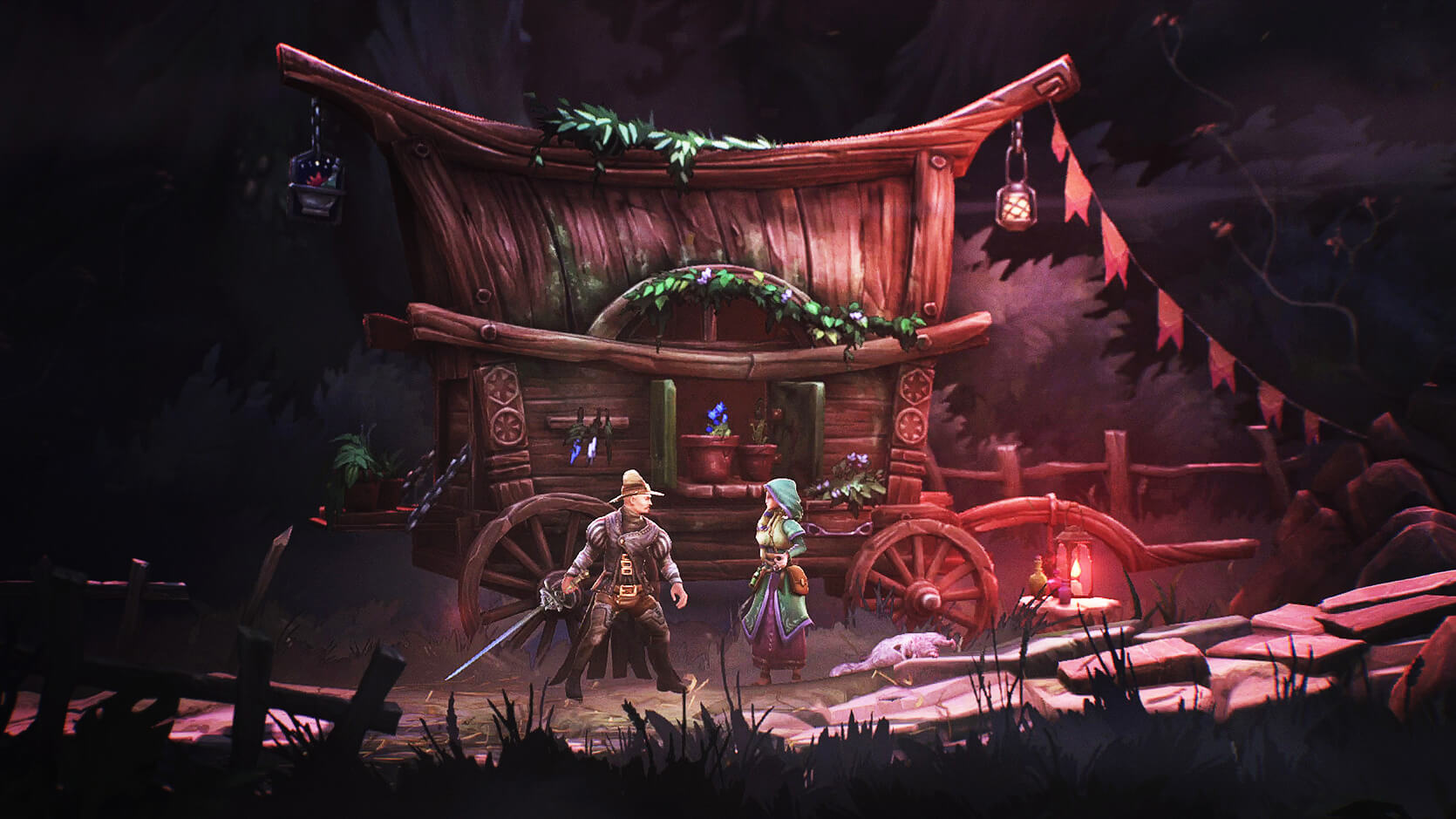 Сценарист Bloodlines Брайан Митсода выступиn ведущим дизайнером повествования Mandragora на RPGNuke