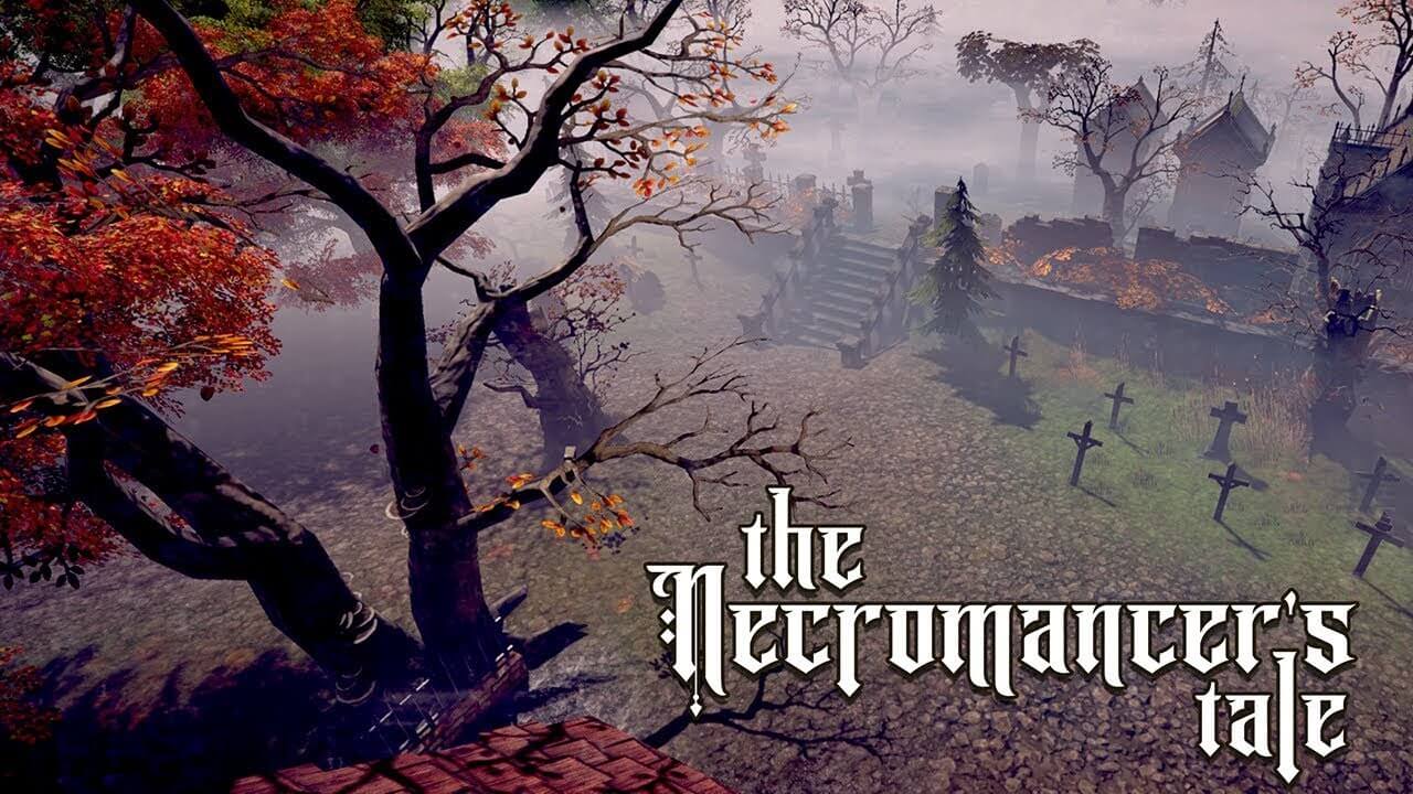 Изучение кладбища в новом геймплейном видео The Necromancer's Tale на RPGNuke