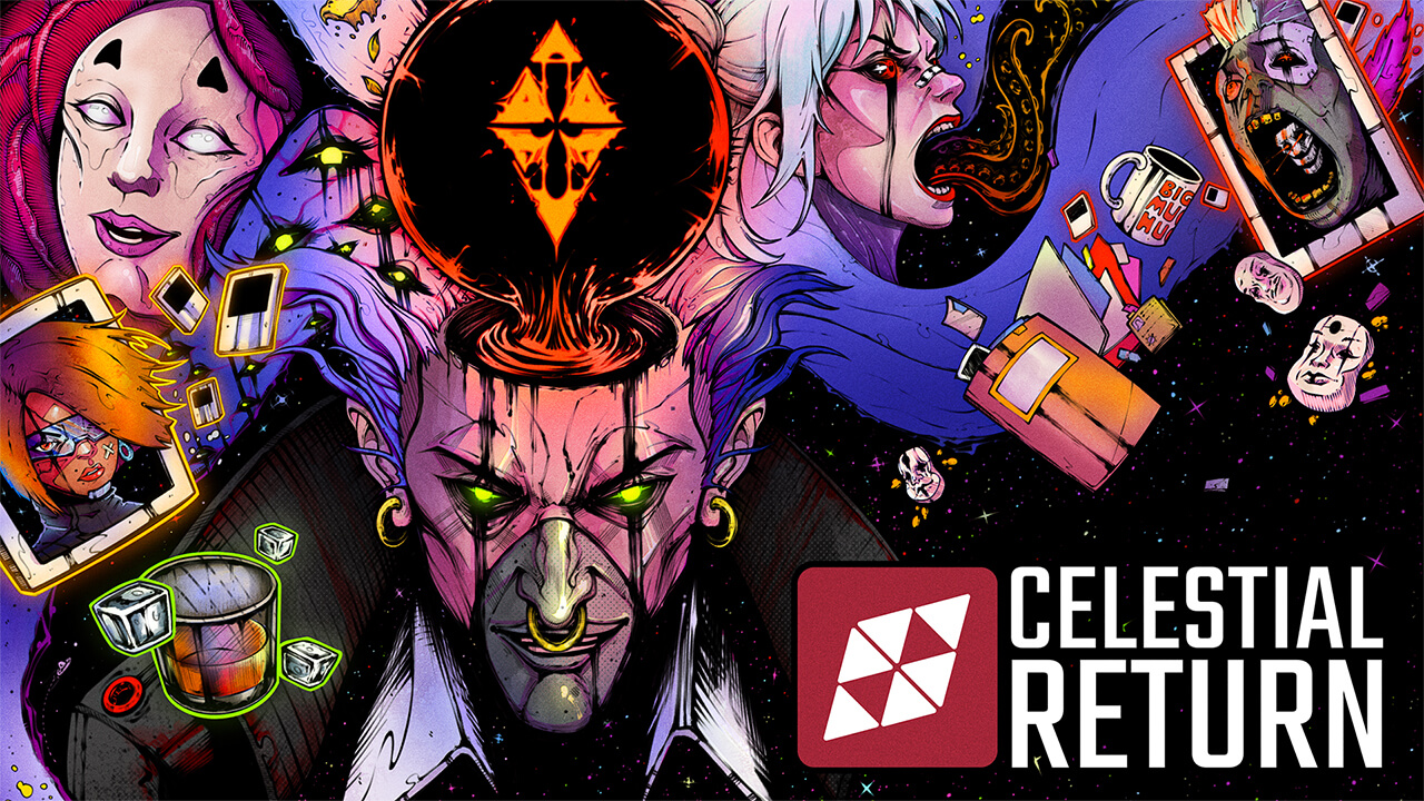 Состоялся анонс Celestial Return — это повествовательная RPG в сеттинге нуарного киберпанка на RPGNuke