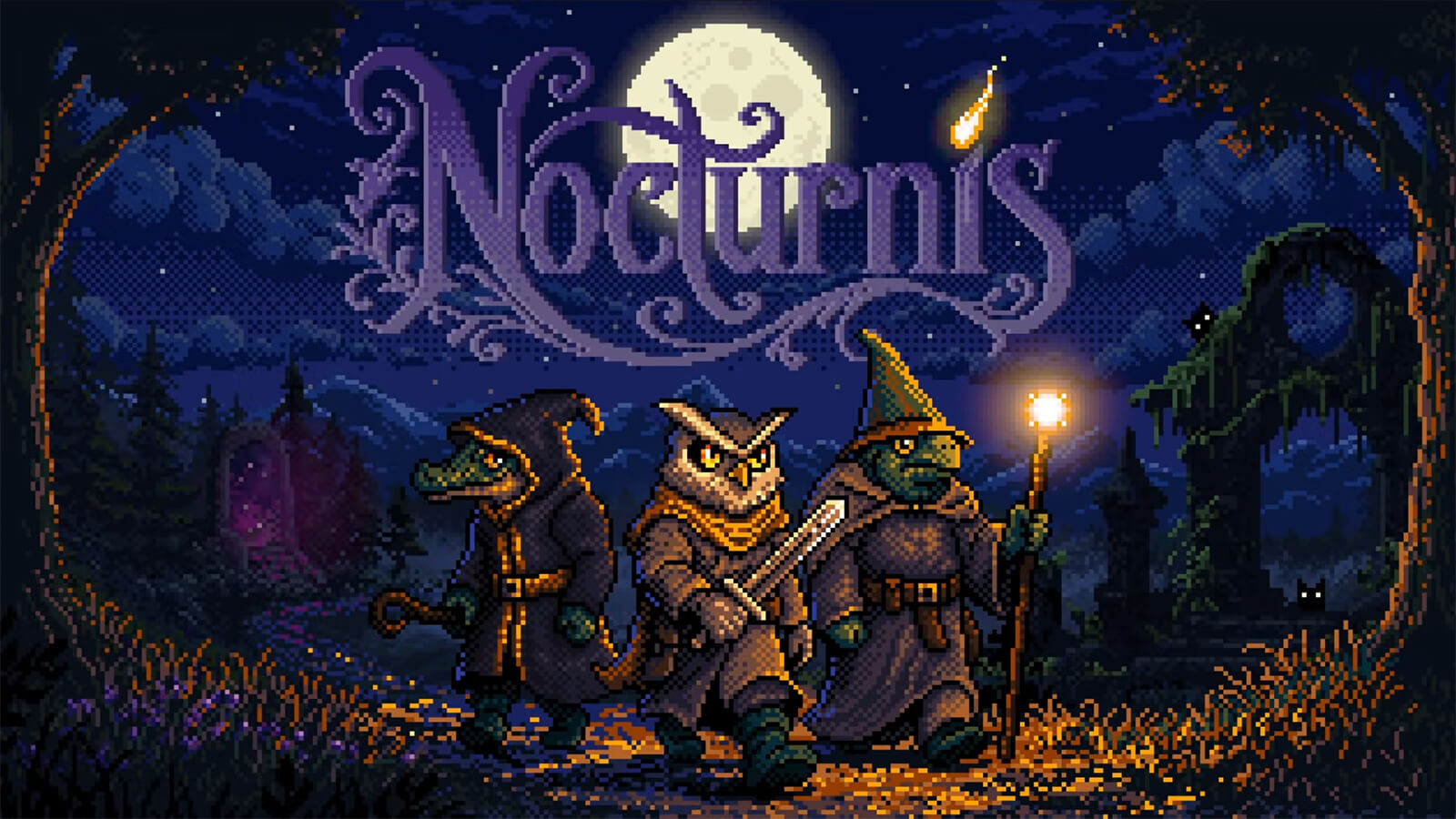 Анонсирована Nocturnis — мрачная RPG про жутких зверей на RPGNuke